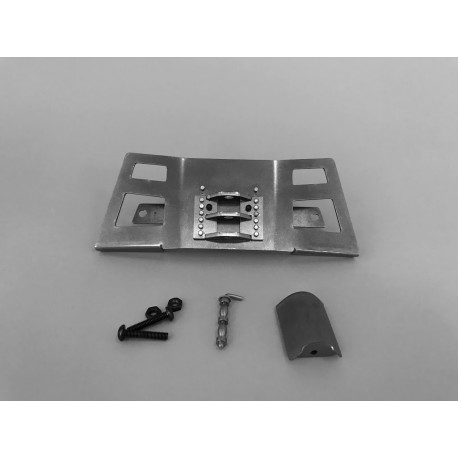 Stainless Steel Bumper Toe Mount for 1/14 Tamiya 1/14 Mercedes-Benz Actros 1851/3363