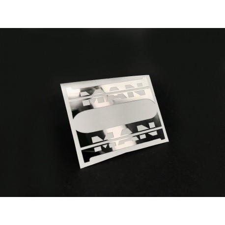 Chrome Side Window Decal for Tamiya 1/14 MAN TGX 18.540 / 26.540
