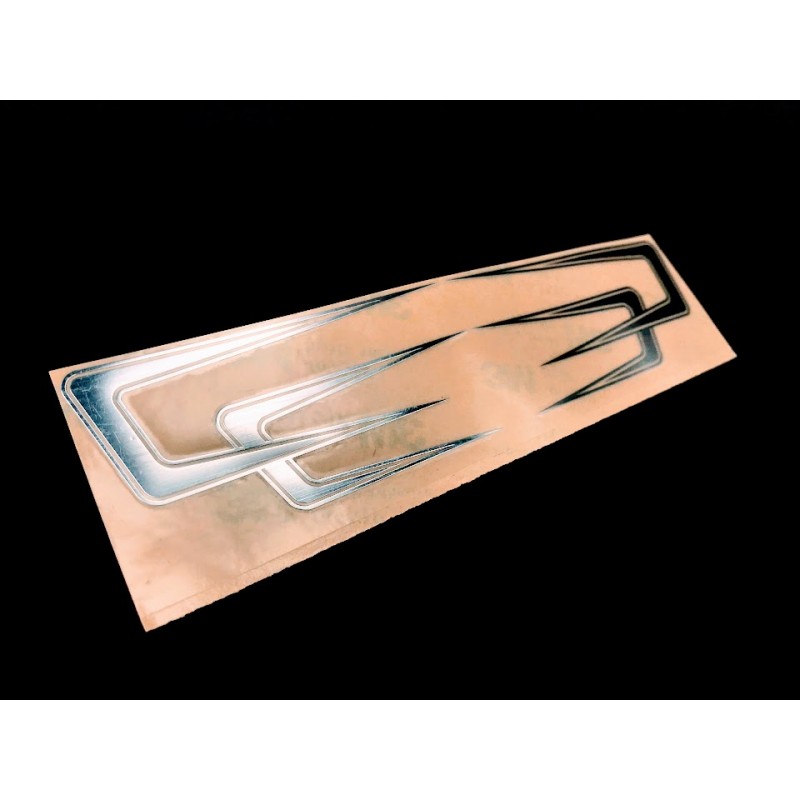 ARKA Reflective White Stripes & Chevrons Sticker Set For Tamiya 1/14 SCANIA R470 620 Bumper