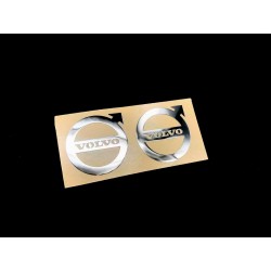 Chrome Volvo Decal 23mm x 23mm