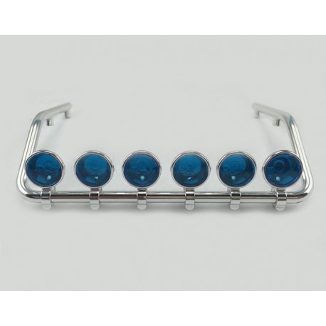 Plastic Chrome Light Bar for Tamiya 1/14 Actros (Round)