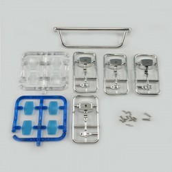 Front Light - 4 Square Lights for 1/14 Tamiya Mercedes Benz Actros