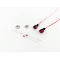 Red Boundary SMD Lights Set 3mm Screw (3V)