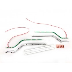 Alum CNC. Front Fenders LED Lightbar DIY Kit for Tamiya 1/14 Scania R470 / R620