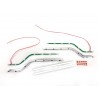 Alum CNC. Front Fenders LED Lightbar DIY Kit for Tamiya 1/14 Scania R470 / R620