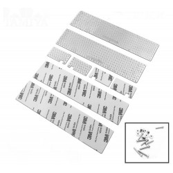 Stainless Steel Fender Plate Set for 1/14 Tamiya Mercedes-Benz AROCS 3348 6x4 Tipper Truck