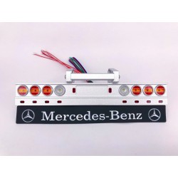 Reality Alum. CNC Danish Bumper Light Set V2 for Tamiya 1/14 Mercedes-Benz Actros 1851 / 3363