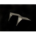 Stainaless Steel Rear Fender Plate V8 B for Tamiya 1/14 Truck