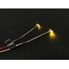 Stainless Steel DIY Bumper Guide Pole w/Orange SMD Light (3V)