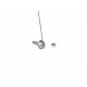 Reality Stainless Steel Antenna for Tamiya 1/14 Mercedes-Benz Actros / AROCS