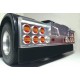 Reality Alum. CNC Stiholt Round Light Danish Bumper for Tamiya 1/14 Scania R470 / R620