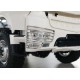 Stainless Steel Headlamp Guard for 1/14 Tamiya Mercedes-Benz Arocs 3363