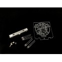 Interior Logo Board w/LED for Tamiya 1/14 Scania Vabis Blue