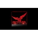 Interior Logo Board w/LED for Tamiya 1/14 Scania V.2 Red