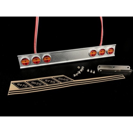 Reality Alum. CNC Behind The Cabin Light Set for Tamiya 1/14 Scania R470 / R620