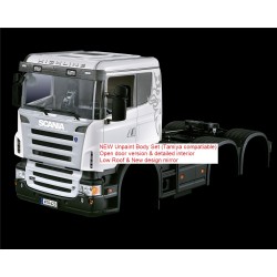 Tamiya Compatiable Scania R620 Body Set (Open Door/Low Roof/Unpaint)