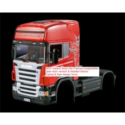 Tamiya Compatiable Scania R470 Body Set (Open Door/Topline/Unpaint)