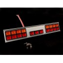 Reality Alum. CNC Behind The Cabin Square Light Set (3V) for Tamiya 1/14 Scania R470 / R620