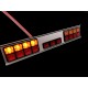 Reality Alum. CNC Behind The Cabin Square Light Set (3V) for Tamiya 1/14 Scania R470 / R620