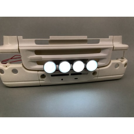Scania Grill Round Spot Light (3V) for Tamiya 1/14 Scania