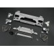 Alum. CNC Front Bumper Assembly Kit for 1/14 Tamiya Mercedes-Benz AROCS 3363 / AROCS 3348 6x4 Tipper Truck