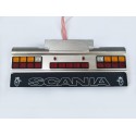 Reality Alum. CNC Danish Bumper Light Set Scania V.2 for Tamiya 1/14 Truck