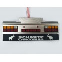 Reality Alum. CNC Danish Bumper Light Set Schmitz Cargobull V.2 for Tamiya 1/14 Truck
