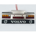 Reality Alum. CNC Danish Bumper Light Set Volvo V.2 for Tamiya 1/14 Truck