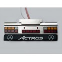 Reality Alum. CNC Danish Bumper Light Set ACTROS V.2 for Tamiya 1/14 Truck