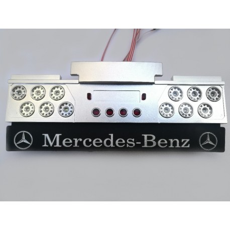 Reality Alum. CNC RLR Light Danish Bumper for Tamiya 1/14 Mercedes-Benz