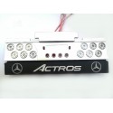 Reality Alum. CNC RLR Light Danish Bumper for Tamiya 1/14 Actros