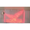 Interior Scania Logo Board V2 w/LED 90x70mm for Tamiya 1/14 Scania Red