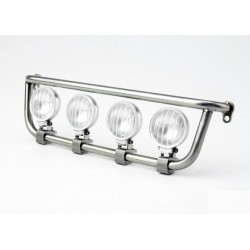 Stainless Steel Front Grill Light Bar Set for Tamiya 1/14 Scania R470 / R620