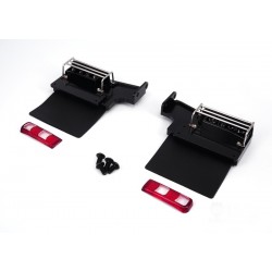 Alum. CNC Rear Lamp Housing & Mud Flap for Tamiya 1/14 Mercedes-Benz AROCS 3348 6x4 Tipper Truck