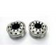 Semi Truck Alum. Front Wheels Silver (pair)2