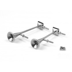 Stainless Steel Air Horns Set V.3 for Tamiya 1/14 Mercedes-Benz Actros 1851 / 3363 / Arocs 3363