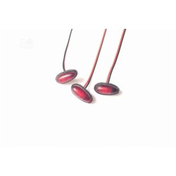 Round Shape Boundary Red Colour SMD Lights Set (3V)