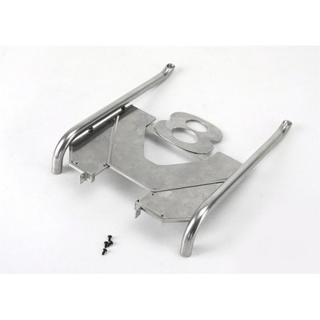 Stainless Steel V8 Exhaust Pipe Kit for Tamiya 1/14 Truck