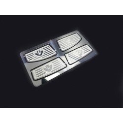 Stainless Steel Front Footboard V8 for Tamiya 1/14 Scania R470 / R620