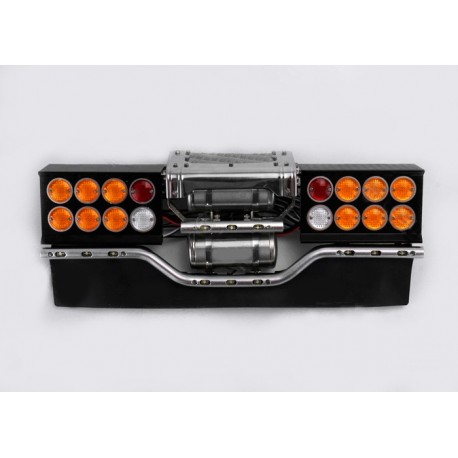 Reality Metal Scania Bumper Light Set for Tamiya 1/14 Scania R620