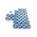 Rubber Sealed Ball Bearing Set for Tamiya R620 / MAN TGX