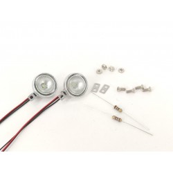 Reality Alum. CNC Angel Eyes Spotlight DIY Set (3V) for Tamiya 1/14 Truck