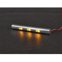 Rear Crossmember LED Bar Yellow (3v) for Tamiya 1/14 Scania / MAN / Actros / AROCS / VOLVO