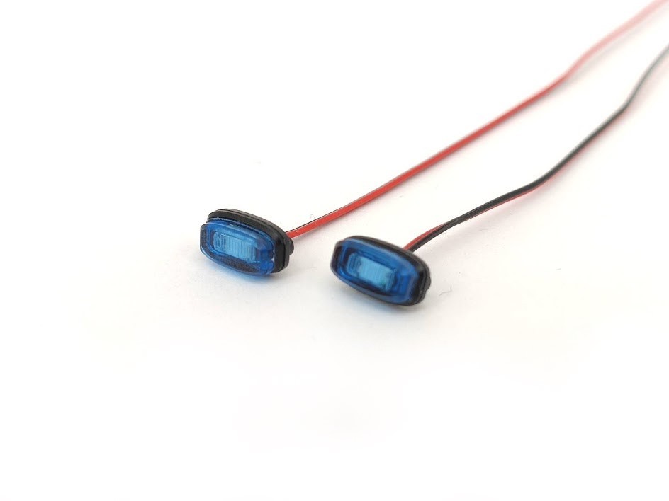 Blue Rectangular Led Rectangular Shape Boundary Blue Colour SMD Lights Set (3V) - Rigidrc Shop