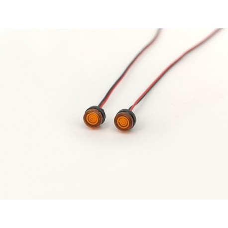 Circle Shape Boundary Orange Colour SMD Lights Set (3V)