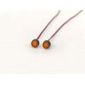 Circle Shape Boundary Orange Colour SMD Lights Set (3V)