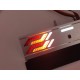 Reality Alum. CNC DIY Rear Bumper w/Water Flowing Turn Signal Light Indicator