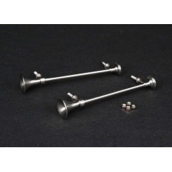 Stainless Steel Air Horns Set for Tamiya 1/14 King Hauler / Grand Hauler