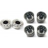 Rigidrc 6x2W Alum Wheels Set for Tamiya 1/14 Truck