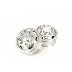 Alum. CNC 6 Round Hole Front Wheels (pair)